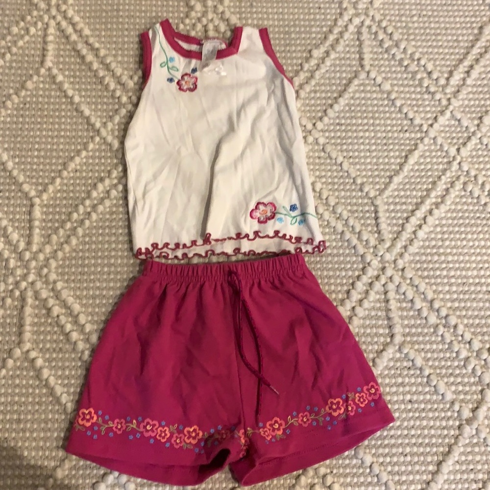 Toddler tank and short set